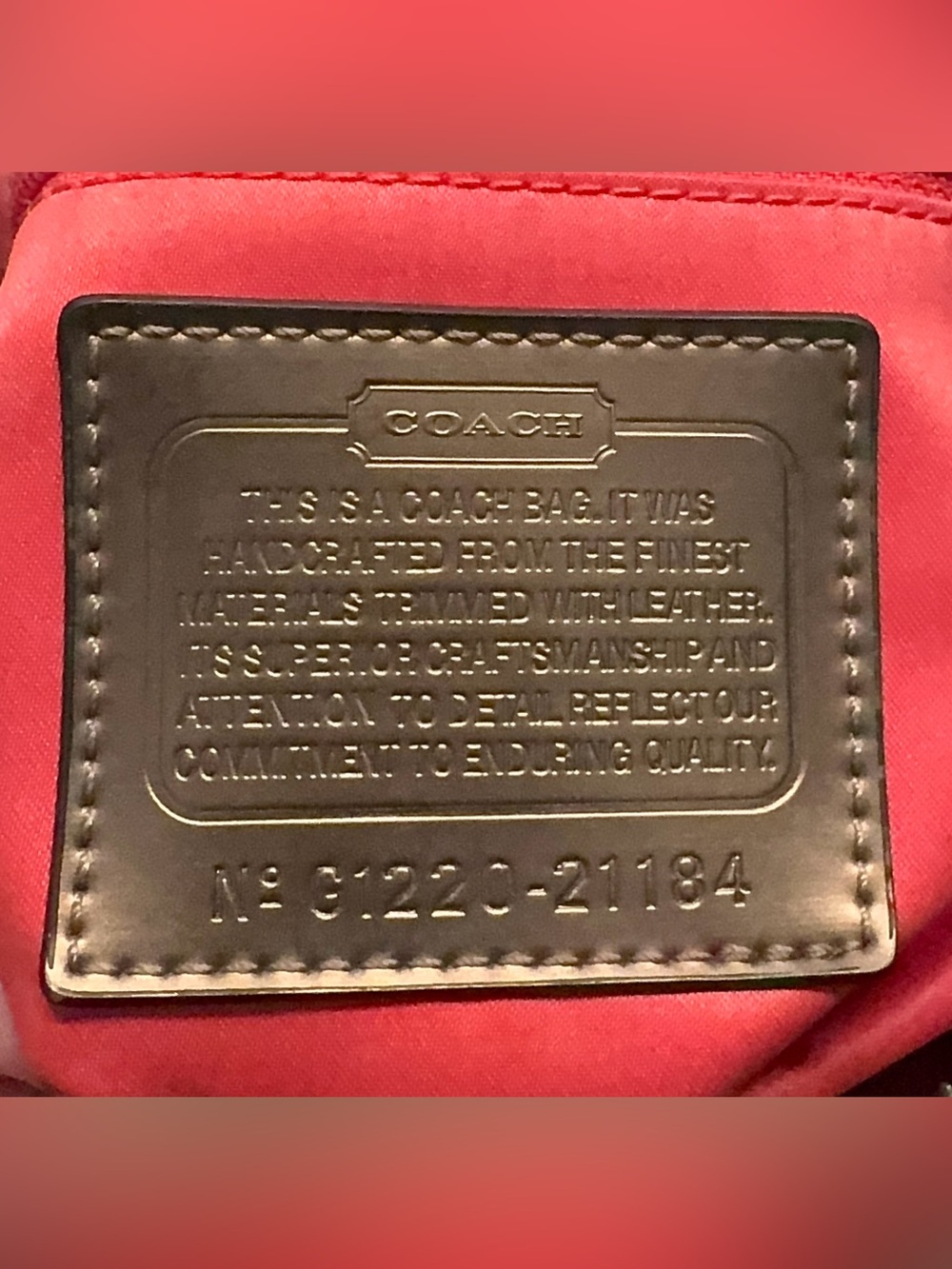 Coach Poppy Signature C Glam Tote - Picture 15 of 15